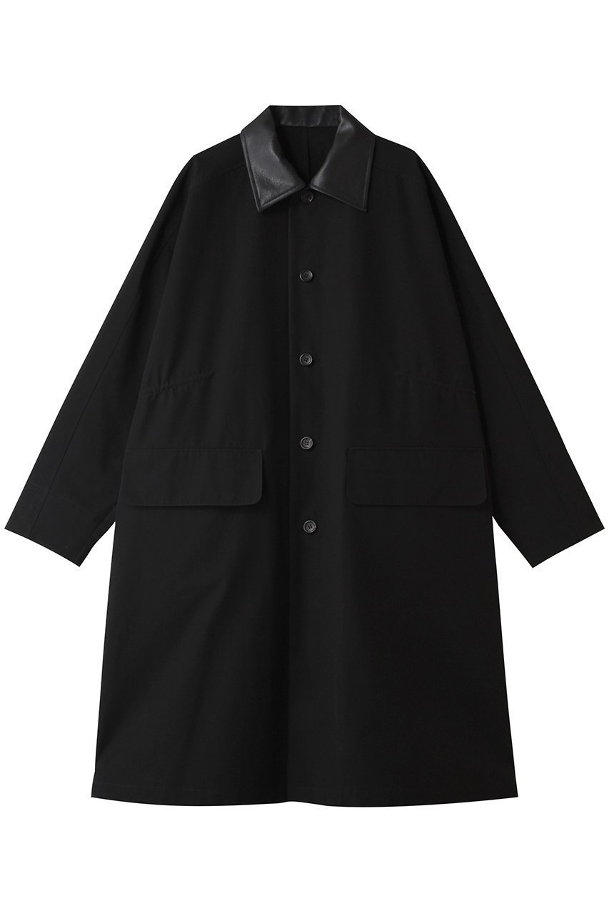 【ヴァシュモン/VACHEMENT】のリサイクルシェルタフタ はっ水 クレリック ロング コート インテリア・キッズ・メンズ・レディースファッション・服の通販 founy(ファニー) 　ファッション　Fashion　レディースファッション　Fashion for Women　アウター　Coat / Outerwear Collection　コート・ロングコート・ピーコート　Long Coats, Peacoats & More　アウトドア　Outdoor Clothing　タフタ　Taffeta, Structured Fabric　トレンド　Trend, Trending Now　ポケット　Pocket, Pocket Detail　ロング　Long, Long-Length　定番　Standard, Basic Item　ブラック|ID: prp329100004640161 ipo3291000000035798252