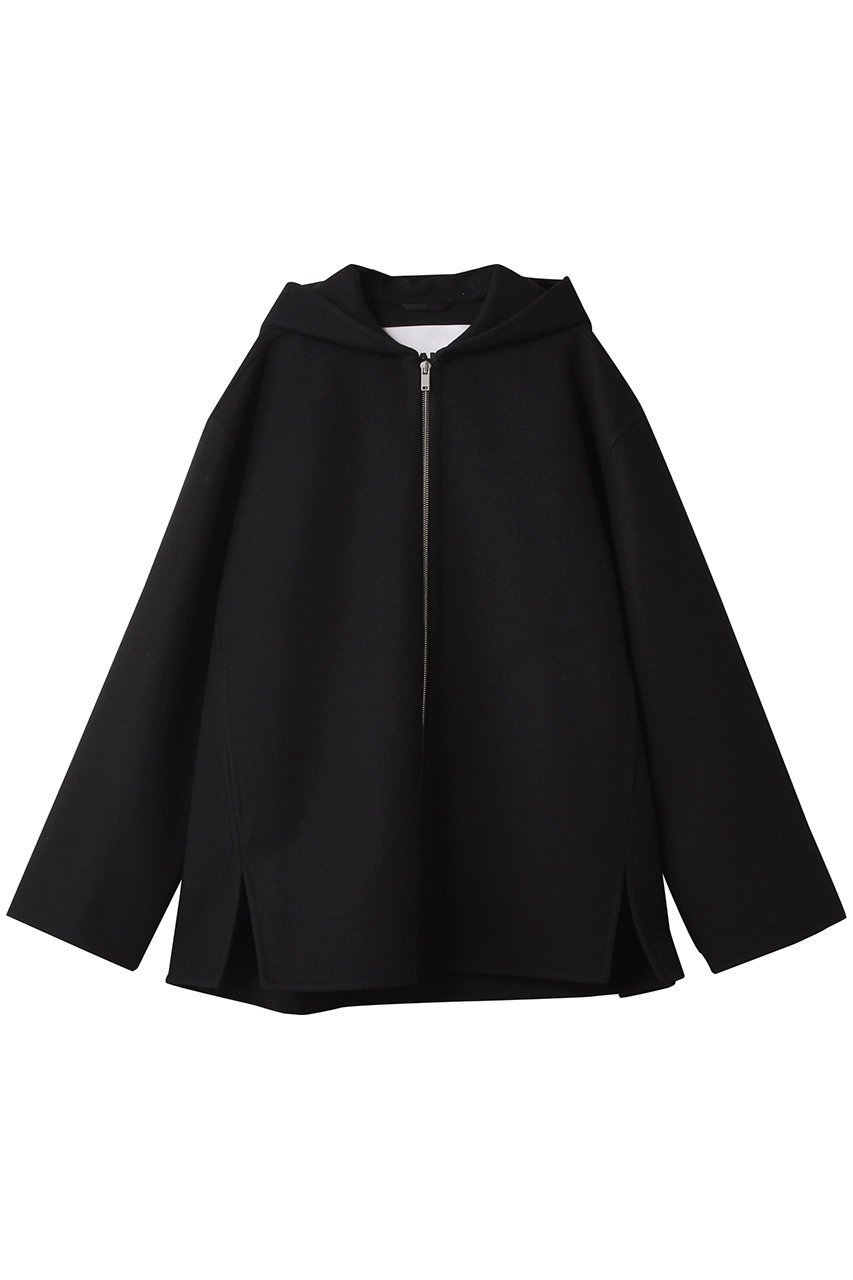【ジル サンダー/JIL SANDER】のフーディージャケット インテリア・キッズ・メンズ・レディースファッション・服の通販 founy(ファニー) 　ファッション　Fashion　レディースファッション　Fashion for Women　アウター　Coat / Outerwear Collection　コート・ロングコート・ピーコート　Long Coats, Peacoats & More　レディースジャケット・軽アウター　Jackets　2025年　2025　2025-2026秋冬・A/W　Autumn/Winter 2025–26 AW25–26　ショート　Short, Short Length　シンプル　Simple, Minimal　トレンド　Trend, Trending Now　ベーシック　Basic, Essential　A/W・秋冬　Autumn/Winter　ブラック|ID: prp329100004640162 ipo3291000000033450152