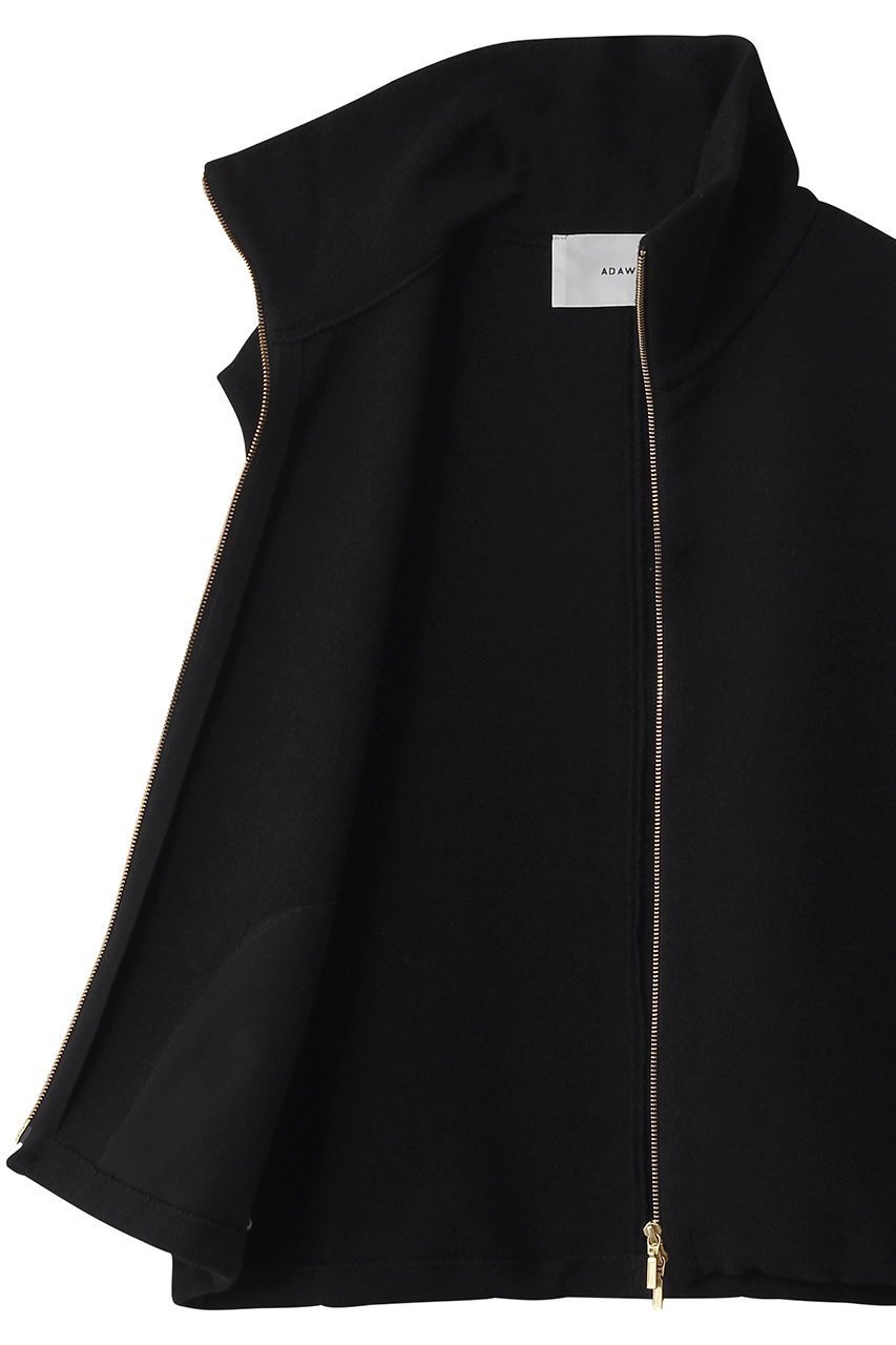 【アダワス/ADAWAS】のWOOL シルクブレンド ライトジップ ベスト 人気、トレンドファッション・服の通販 founy(ファニー) 　ファッション　Fashion　レディースファッション　Fashion for Women　アウター　Coat / Outerwear Collection　レディースジャケット・軽アウター　Jackets　2025年　2025　2025-2026秋冬・A/W　Autumn/Winter 2025–26 AW25–26　エアリー　Airy Texture　シルク　Silk, 100% Silk　ジャケット　Jacket, Outerwear　ベスト　Vest, Waistcoat　ロング　Long, Long-Length　A/W・秋冬　Autumn/Winter　other-6|ID: prp329100004640164 ipo3291000000033450176