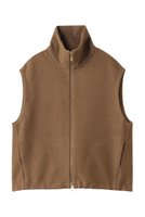 【アダワス/ADAWAS】のWOOL シルクブレンド ライトジップ ベスト 人気、トレンドファッション・服の通販 founy(ファニー) ファッション Fashion レディースファッション Fashion for Women アウター Coat / Outerwear Collection レディースジャケット・軽アウター Jackets エアリー Airy Texture シルク Silk, 100% Silk ジャケット Jacket, Outerwear ベスト Vest, Waistcoat ロング Long, Long-Length |ID:prp329100004640164