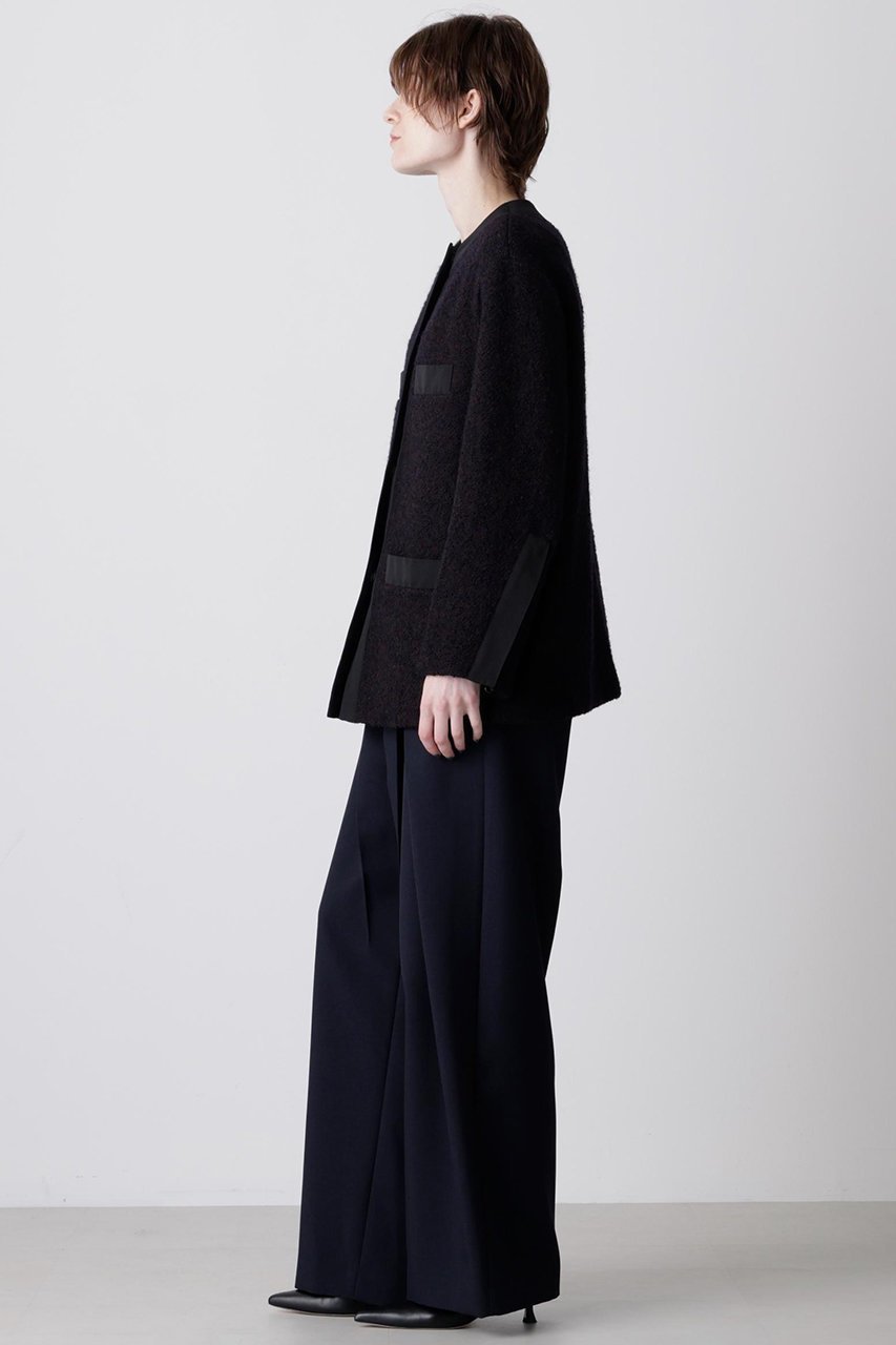 【ヒューエルミュージアム/hueLe Museum】の【hLM】ループヘリンボーンツイードジャケット 人気、トレンドファッション・服の通販 founy(ファニー) 　ファッション　Fashion　レディースファッション　Fashion for Women　アウター　Coat / Outerwear Collection　レディースジャケット・軽アウター　Jackets　エレガント 上品　Elegant　グログラン　Grosgrain, Grosgrain Ribbon　ジャケット　Jacket, Outerwear　トレンド　Trend, Trending Now　再入荷　Restock / Back in Stock　other-4|ID: prp329100004640166 ipo3291000000035534714