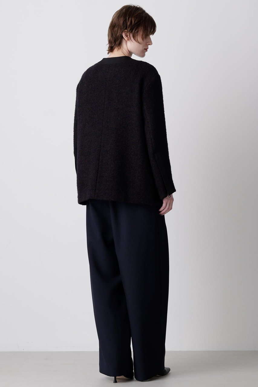 【ヒューエルミュージアム/hueLe Museum】の【hLM】ループヘリンボーンツイードジャケット 人気、トレンドファッション・服の通販 founy(ファニー) 　ファッション　Fashion　レディースファッション　Fashion for Women　アウター　Coat / Outerwear Collection　レディースジャケット・軽アウター　Jackets　エレガント 上品　Elegant　グログラン　Grosgrain, Grosgrain Ribbon　ジャケット　Jacket, Outerwear　トレンド　Trend, Trending Now　再入荷　Restock / Back in Stock　other-5|ID: prp329100004640166 ipo3291000000035534716