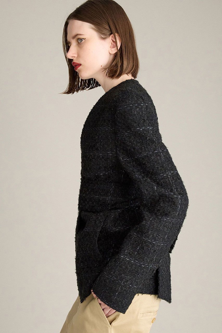 【ブリル/BRILL】のツイードベルトジャケット 人気、トレンドファッション・服の通販 founy(ファニー) 　ファッション　Fashion　レディースファッション　Fashion for Women　アウター　Coat / Outerwear Collection　レディースジャケット・軽アウター　Jackets　ベルト&ウエストマーク　Belts & Waist Accessories　2025年　2025　2025-2026秋冬・A/W　Autumn/Winter 2025–26 AW25–26　カーディガン　Cardigan, Knitwear　ジャケット　Jacket, Outerwear　ツイード／ツィード　Choker, Choker Necklace　A/W・秋冬　Autumn/Winter　other-2|ID: prp329100004640169 ipo3291000000033450228