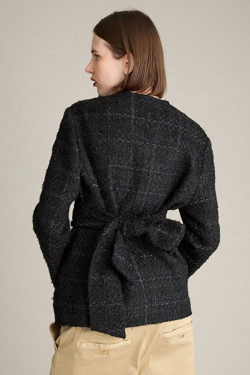 【ブリル/BRILL】のツイードベルトジャケット 人気、トレンドファッション・服の通販 founy(ファニー) 　ファッション　Fashion　レディースファッション　Fashion for Women　アウター　Coat / Outerwear Collection　レディースジャケット・軽アウター　Jackets　ベルト&ウエストマーク　Belts & Waist Accessories　2025年　2025　2025-2026秋冬・A/W　Autumn/Winter 2025–26 AW25–26　カーディガン　Cardigan, Knitwear　ジャケット　Jacket, Outerwear　ツイード／ツィード　Choker, Choker Necklace　A/W・秋冬　Autumn/Winter　other-3|ID: prp329100004640169 ipo3291000000033450229