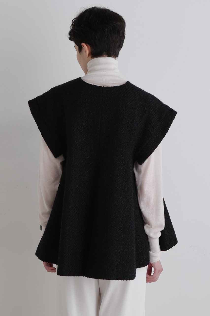 【ル フィル/LE PHIL】のロービングツイードフレアジレ 人気、トレンドファッション・服の通販 founy(ファニー) 　ファッション　Fashion　レディースファッション　Fashion for Women　アウター　Coat / Outerwear Collection　レディースジャケット・軽アウター　Jackets　2025年　2025　2025-2026秋冬・A/W　Autumn/Winter 2025–26 AW25–26　エレガント 上品　Elegant　ジャケット　Jacket, Outerwear　スリーブ　Sleeve, Long Sleeve / Short Sleeve　ビッグ　Big, Oversized　フレア　Flare, Flared　A/W・秋冬　Autumn/Winter　other-5|ID: prp329100004640170 ipo3291000000033450240