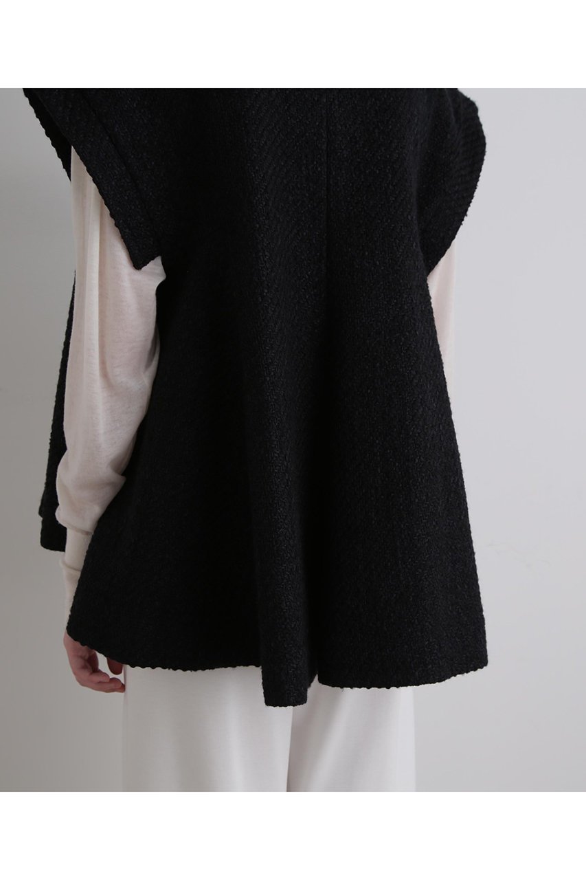 【ル フィル/LE PHIL】のロービングツイードフレアジレ 人気、トレンドファッション・服の通販 founy(ファニー) 　ファッション　Fashion　レディースファッション　Fashion for Women　アウター　Coat / Outerwear Collection　レディースジャケット・軽アウター　Jackets　エレガント 上品　Elegant　ジャケット　Jacket, Outerwear　スリーブ　Sleeve, Long Sleeve / Short Sleeve　ビッグ　Big, Oversized　フレア　Flare, Flared　ベスト　Vest, Waistcoat　other-8|ID: prp329100004640170 ipo3291000000035694472