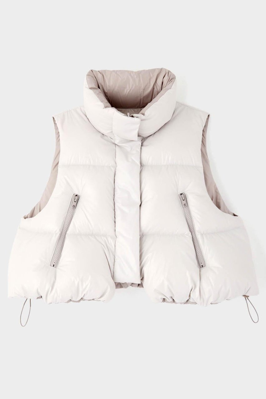 【ル フィル/LE PHIL】のリバーシブルボリュームダウンベスト インテリア・キッズ・メンズ・レディースファッション・服の通販 founy(ファニー) 　ファッション　Fashion　レディースファッション　Fashion for Women　アウター　Coat / Outerwear Collection　レディースジャケット・軽アウター　Jackets　アクセサリー　Fashion Accessories　ショート　Short, Short Length　ジャケット　Jacket, Outerwear　ダウン　Down, Puffer　ベスト　Vest, Waistcoat　リバーシブル　Reversible, Two-Sided　ベージュ|ID: prp329100004640171 ipo3291000000035938419