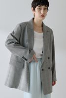 【ウィムガゼット/Whim Gazette】の【THE PAUSE】チェックダブルジャケット 人気、トレンドファッション・服の通販 founy(ファニー) ファッション Fashion レディースファッション Fashion for Women アウター Coat / Outerwear Collection レディースジャケット・軽アウター Jackets 2025年 2025 2025-2026秋冬・A/W Autumn/Winter 2025–26 AW25–26 クラシカル Classical, Vintage-Inspired クラシック Classic, Timeless Style ジャケット Jacket, Outerwear ダブル Double, Double-Breasted チェック Check, Plaid, Tartan ボックス Boxy, Box Shape マニッシュ Mannish, Boyish A/W・秋冬 Autumn/Winter |ID:prp329100004640172