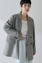 【ウィムガゼット/Whim Gazette】の【THE PAUSE】チェックダブルジャケット ブラック|ID: prp329100004640172 ipo3291000000035938431