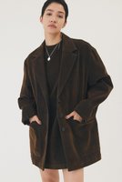 【ウィムガゼット/Whim Gazette】の【THE PAUSE】フロッキーデニムジャケット 人気、トレンドファッション・服の通販 founy(ファニー) ファッション Fashion レディースファッション Fashion for Women アウター Coat / Outerwear Collection レディースジャケット・軽アウター Jackets デニムジャケット / カジュアルアウター Denim Jackets 2025年 2025 2025-2026秋冬・A/W Autumn/Winter 2025–26 AW25–26 クール Cool, Chic ジャケット Jacket, Outerwear デニム Denim, Jeans Material ビンテージ Vintage, Retro Style ボックス Boxy, Box Shape A/W・秋冬 Autumn/Winter |ID:prp329100004640173