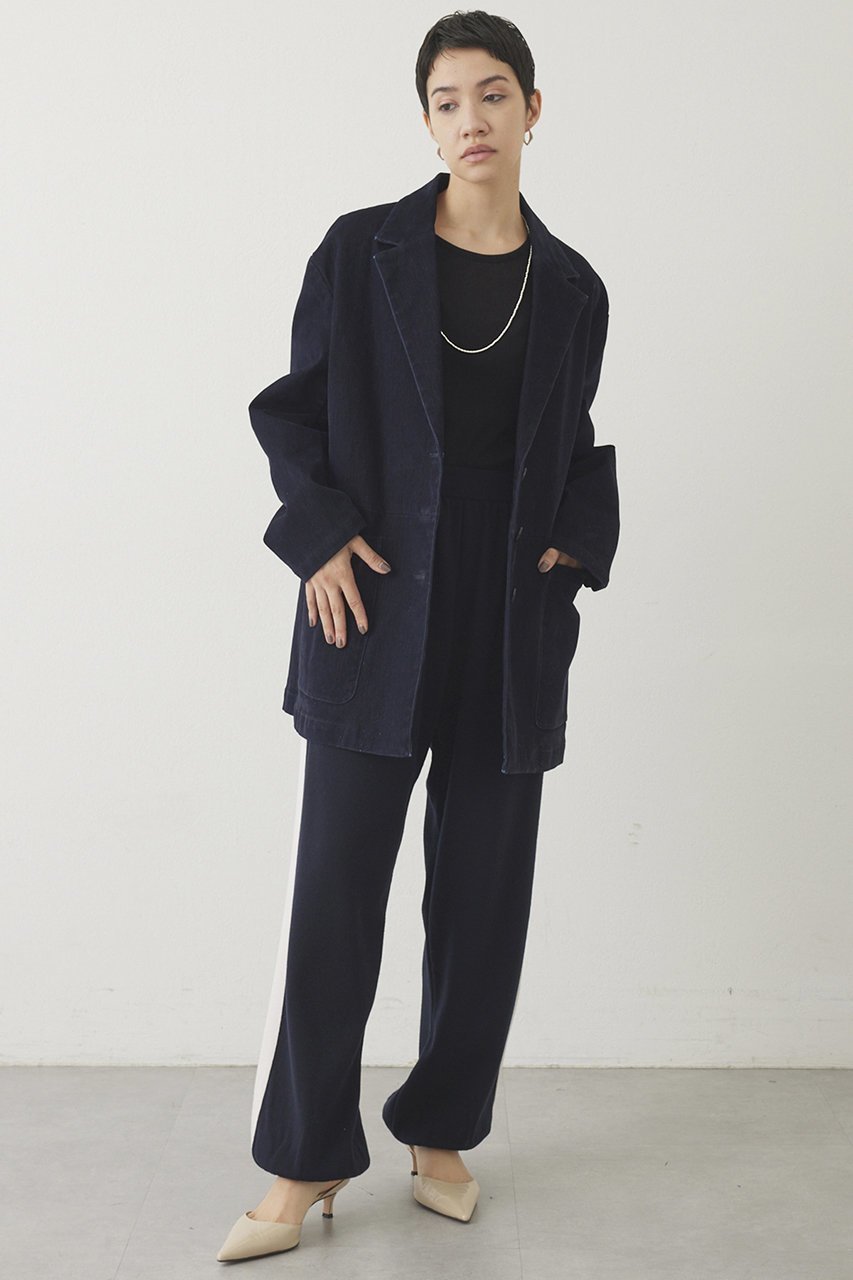 【ウィムガゼット/Whim Gazette】の【THE PAUSE】フロッキーデニムジャケット 人気、トレンドファッション・服の通販 founy(ファニー) 　ファッション　Fashion　レディースファッション　Fashion for Women　アウター　Coat / Outerwear Collection　レディースジャケット・軽アウター　Jackets　デニムジャケット / カジュアルアウター　Denim Jackets　2025年　2025　2025-2026秋冬・A/W　Autumn/Winter 2025–26 AW25–26　クール　Cool, Chic　ジャケット　Jacket, Outerwear　デニム　Denim, Jeans Material　ビンテージ　Vintage, Retro Style　ボックス　Boxy, Box Shape　A/W・秋冬　Autumn/Winter　other-2|ID: prp329100004640173 ipo3291000000033450265