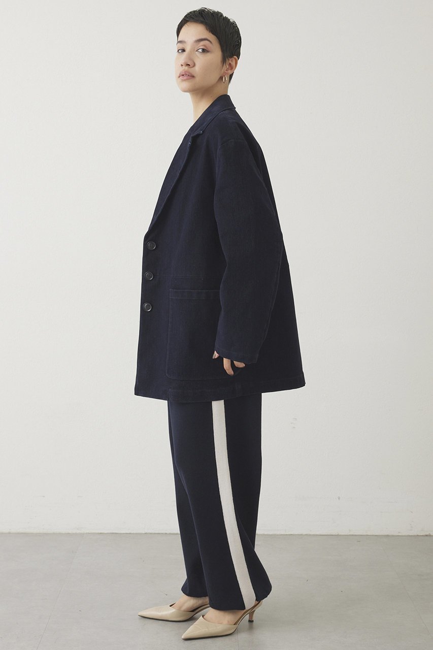 【ウィムガゼット/Whim Gazette】の【THE PAUSE】フロッキーデニムジャケット 人気、トレンドファッション・服の通販 founy(ファニー) 　ファッション　Fashion　レディースファッション　Fashion for Women　アウター　Coat / Outerwear Collection　レディースジャケット・軽アウター　Jackets　デニムジャケット / カジュアルアウター　Denim Jackets　2025年　2025　2025-2026秋冬・A/W　Autumn/Winter 2025–26 AW25–26　クール　Cool, Chic　ジャケット　Jacket, Outerwear　デニム　Denim, Jeans Material　ビンテージ　Vintage, Retro Style　ボックス　Boxy, Box Shape　A/W・秋冬　Autumn/Winter　other-3|ID: prp329100004640173 ipo3291000000033450267