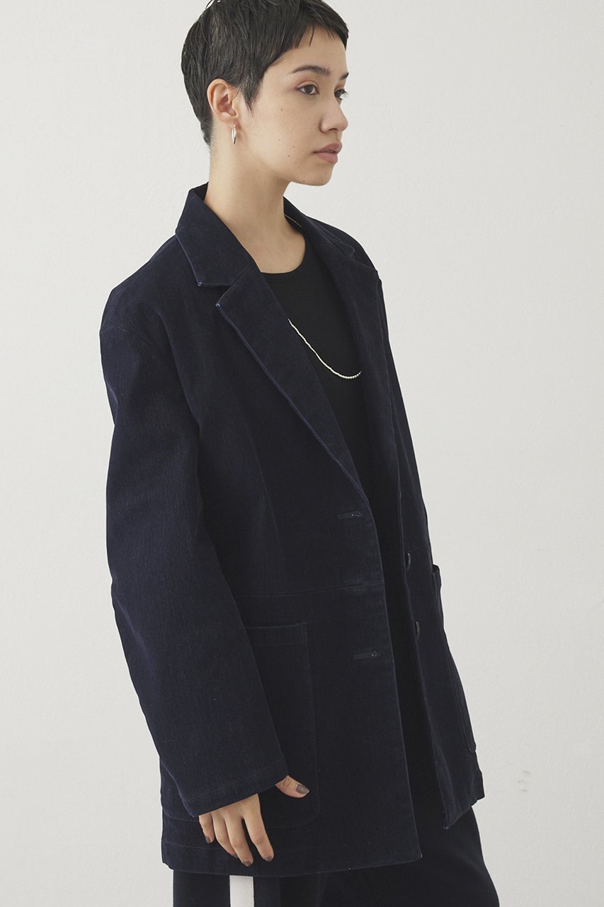 【ウィムガゼット/Whim Gazette】の【THE PAUSE】フロッキーデニムジャケット 人気、トレンドファッション・服の通販 founy(ファニー) 　ファッション　Fashion　レディースファッション　Fashion for Women　アウター　Coat / Outerwear Collection　レディースジャケット・軽アウター　Jackets　デニムジャケット / カジュアルアウター　Denim Jackets　2025年　2025　2025-2026秋冬・A/W　Autumn/Winter 2025–26 AW25–26　クール　Cool, Chic　ジャケット　Jacket, Outerwear　デニム　Denim, Jeans Material　ビンテージ　Vintage, Retro Style　ボックス　Boxy, Box Shape　A/W・秋冬　Autumn/Winter　other-5|ID: prp329100004640173 ipo3291000000033450269