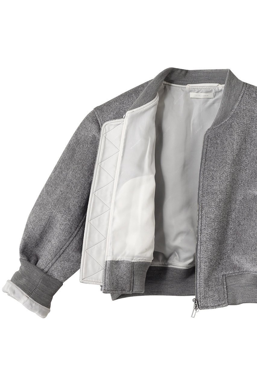 【カナコ サカイ/KANAKO SAKAI】のVELVET ウール MA-1 人気、トレンドファッション・服の通販 founy(ファニー) 　ファッション　Fashion　レディースファッション　Fashion for Women　アウター　Coat / Outerwear Collection　レディースジャケット・軽アウター　Jackets　ブルゾンジャケット・スポーティアウター　Blouson Jackets　MA-1ジャケット　MA-1 Bomber Jackets / Flight Jackets　2025年　2025　2025-2026秋冬・A/W　Autumn/Winter 2025–26 AW25–26　ショート　Short, Short Length　ジャケット　Jacket, Outerwear　トレンド　Trend, Trending Now　フェミニン　Feminine, Girly　ブルゾン　Blouson, Bomber Jacket　エレガント 上品　Elegant　A/W・秋冬　Autumn/Winter　other-6|ID: prp329100004640176 ipo3291000000033450297