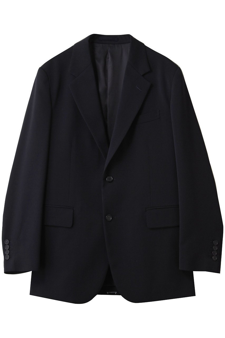 【イレーヴ/YLEVE】のWOOL TRICHOTIN ジャケット インテリア・キッズ・メンズ・レディースファッション・服の通販 founy(ファニー) 　ファッション　Fashion　レディースファッション　Fashion for Women　アウター　Coat / Outerwear Collection　レディースジャケット・軽アウター　Jackets　ジャケット　Jacket, Outerwear　スタイリッシュ　Stylish, Fashionable　スリーブ　Sleeve, Long Sleeve / Short Sleeve　ロング　Long, Long-Length　ネイビー|ID: prp329100004640177 ipo3291000000035893393