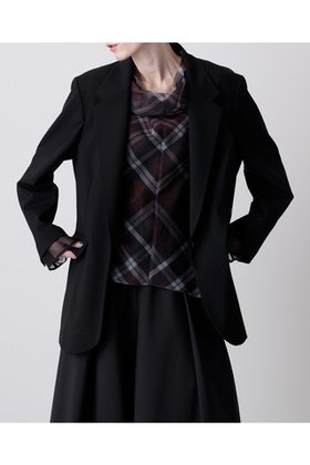 【ヒューエルミュージアム/hueLe Museum】の【hLM】レイヤードブレザー 人気、トレンドファッション・服の通販 founy(ファニー) ファッション Fashion レディースファッション Fashion for Women アウター Coat / Outerwear Collection レディースジャケット・軽アウター Jackets 2025年 2025 2025-2026秋冬・A/W Autumn/Winter 2025–26 AW25–26 オーガンジー Organza Fabric ジャケット Jacket, Outerwear ストレッチ Stretch, Stretchy Fabric スリーブ Sleeve, Long Sleeve / Short Sleeve A/W・秋冬 Autumn/Winter |ID:prp329100004640179