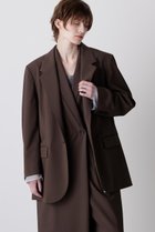 【ヒューエルミュージアム/hueLe Museum】の【hLM】レイヤードブレザー ブラウン|ID:prp329100004640179