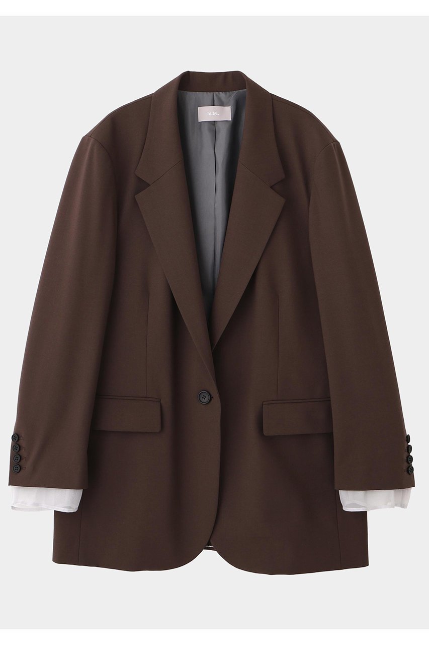 【ヒューエルミュージアム/hueLe Museum】の【hLM】レイヤードブレザー 人気、トレンドファッション・服の通販 founy(ファニー) 　ファッション　Fashion　レディースファッション　Fashion for Women　アウター　Coat / Outerwear Collection　レディースジャケット・軽アウター　Jackets　オーガンジー　Organza Fabric　ジャケット　Jacket, Outerwear　ストレッチ　Stretch, Stretchy Fabric　スリーブ　Sleeve, Long Sleeve / Short Sleeve　other-2|ID: prp329100004640179 ipo3291000000035939030