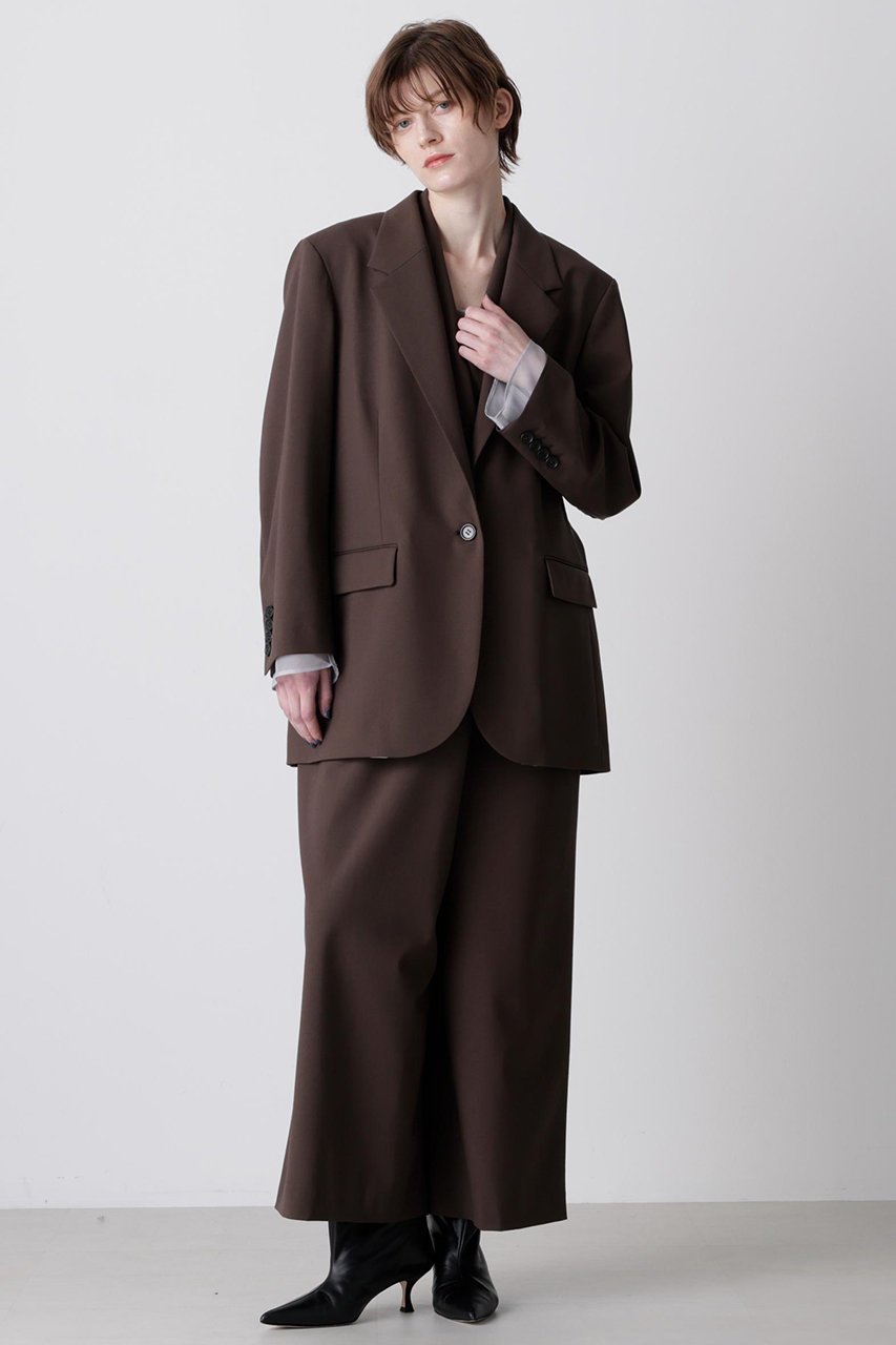 【ヒューエルミュージアム/hueLe Museum】の【hLM】レイヤードブレザー 人気、トレンドファッション・服の通販 founy(ファニー) 　ファッション　Fashion　レディースファッション　Fashion for Women　アウター　Coat / Outerwear Collection　レディースジャケット・軽アウター　Jackets　オーガンジー　Organza Fabric　ジャケット　Jacket, Outerwear　ストレッチ　Stretch, Stretchy Fabric　スリーブ　Sleeve, Long Sleeve / Short Sleeve　other-3|ID: prp329100004640179 ipo3291000000035939031