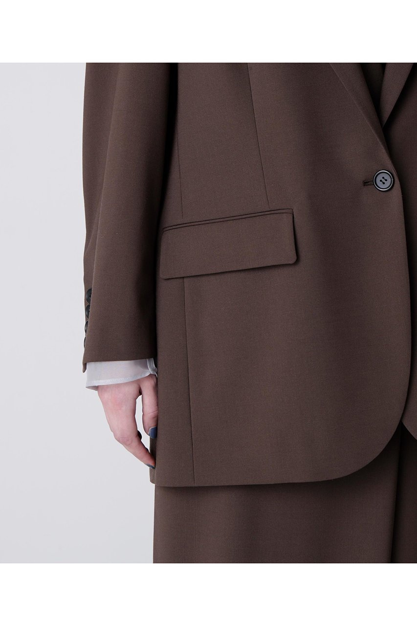 【ヒューエルミュージアム/hueLe Museum】の【hLM】レイヤードブレザー 人気、トレンドファッション・服の通販 founy(ファニー) 　ファッション　Fashion　レディースファッション　Fashion for Women　アウター　Coat / Outerwear Collection　レディースジャケット・軽アウター　Jackets　オーガンジー　Organza Fabric　ジャケット　Jacket, Outerwear　ストレッチ　Stretch, Stretchy Fabric　スリーブ　Sleeve, Long Sleeve / Short Sleeve　other-8|ID: prp329100004640179 ipo3291000000035939038