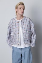 【ヒューエルミュージアム/hueLe Museum】の【STUMBLY】Tweed/Denim Combi JK 人気、トレンドファッション・服の通販 founy(ファニー) ファッション Fashion レディースファッション Fashion for Women アウター Coat / Outerwear Collection レディースジャケット・軽アウター Jackets 2025年 2025 2025-2026秋冬・A/W Autumn/Winter 2025–26 AW25–26 エレガント 上品 Elegant ジャケット Jacket, Outerwear ツイード Twill, Twill Weave デニム Denim, Jeans Material ミックス Mix, Mixed Style リメイク Remake, Reconstructed A/W・秋冬 Autumn/Winter thumbnail ホワイト|ID: prp329100004640182 ipo3291000000033450348