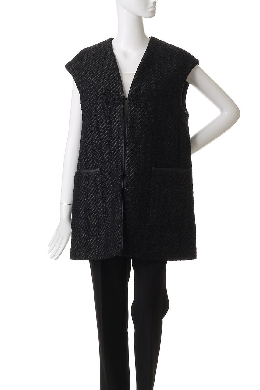 【エムフィル/M Fil】のツイーザー Vネックロングジレ 人気、トレンドファッション・服の通販 founy(ファニー) 　ファッション　Fashion　レディースファッション　Fashion for Women　アウター　Coat / Outerwear Collection　レディースジャケット・軽アウター　Jackets　2025年　2025　2025-2026秋冬・A/W　Autumn/Winter 2025–26 AW25–26　ジャケット　Jacket, Outerwear　ベスト　Vest, Waistcoat　マニッシュ　Mannish, Boyish　A/W・秋冬　Autumn/Winter　other-2|ID: prp329100004640184 ipo3291000000033450368