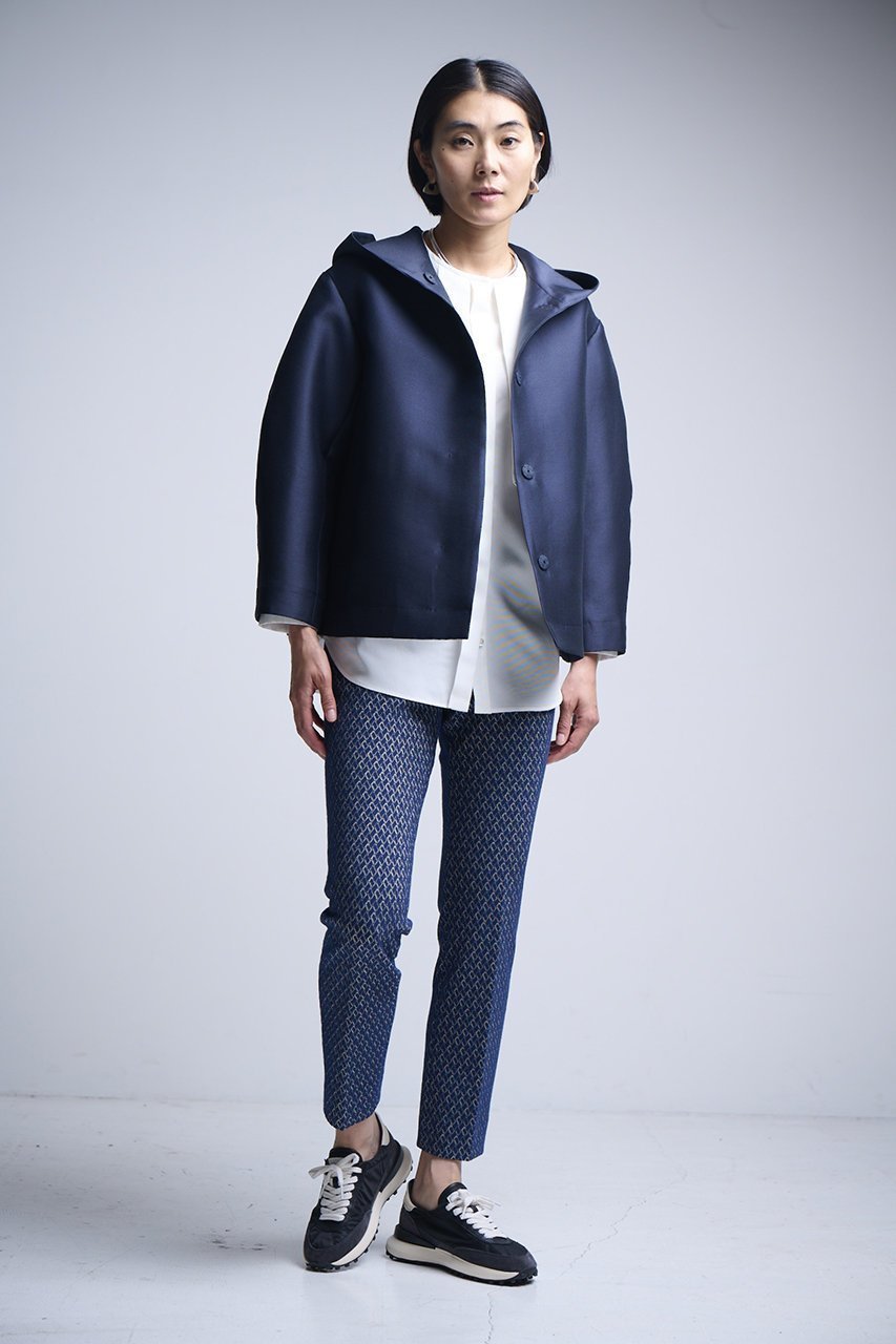 【エムフィル/M Fil】のシルキーWクロス フード付パーカー 人気、トレンドファッション・服の通販 founy(ファニー) 　ファッション　Fashion　レディースファッション　Fashion for Women　アウター　Coat / Outerwear Collection　レディースジャケット・軽アウター　Jackets　ブルゾンジャケット・スポーティアウター　Blouson Jackets　2025年　2025　2025-2026秋冬・A/W　Autumn/Winter 2025–26 AW25–26　なめらか　Smooth, Silky Texture　エレガント 上品　Elegant　ジャケット　Jacket, Outerwear　ダブル　Double, Double-Breasted　デニム　Denim, Jeans Material　パーカー　Hoodie, Parka　ブルゾン　Blouson, Bomber Jacket　A/W・秋冬　Autumn/Winter　other-6|ID: prp329100004640185 ipo3291000000033450381