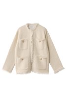 【アダワス/ADAWAS】のTWEED ニットジャケット 人気、トレンドファッション・服の通販 founy(ファニー) ファッション Fashion レディースファッション Fashion for Women アウター Coat / Outerwear Collection レディースジャケット・軽アウター Jackets ブルゾンジャケット・スポーティアウター Blouson Jackets 2025年 2025 2025-2026秋冬・A/W Autumn/Winter 2025–26 AW25–26 ジャケット Jacket, Outerwear ツイード Twill, Twill Weave フリンジ Fringe, Tassel ブルゾン Blouson, Bomber Jacket ミックス Mix, Mixed Style リュクス Luxury, Elegant, High-End, Chic リラックス Relax, Relaxed Fit エレガント 上品 Elegant A/W・秋冬 Autumn/Winter |ID:prp329100004640186