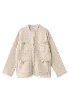 【アダワス/ADAWAS】のTWEED ニットジャケット ミルク|ID: prp329100004640186 ipo3291000000033450385
