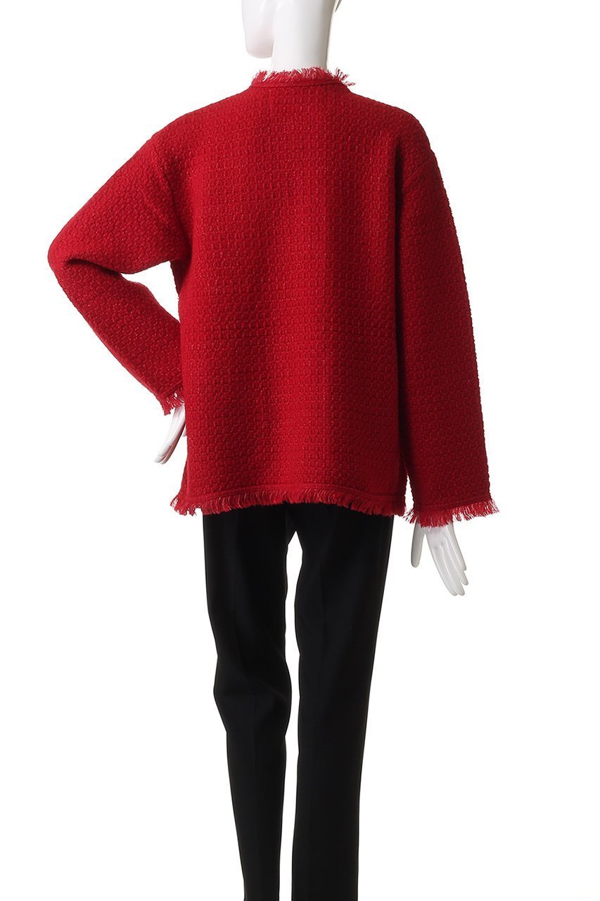 【アダワス/ADAWAS】のTWEED ニットジャケット 人気、トレンドファッション・服の通販 founy(ファニー) 　ファッション　Fashion　レディースファッション　Fashion for Women　アウター　Coat / Outerwear Collection　レディースジャケット・軽アウター　Jackets　ブルゾンジャケット・スポーティアウター　Blouson Jackets　ジャケット　Jacket, Outerwear　ツイード　Twill, Twill Weave　フリンジ　Fringe, Tassel　ブルゾン　Blouson, Bomber Jacket　ミックス　Mix, Mixed Style　リュクス　Luxury, Elegant, High-End, Chic　リラックス　Relax, Relaxed Fit　エレガント 上品　Elegant　other-4|ID: prp329100004640186 ipo3291000000034046650
