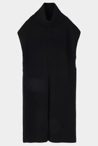 【ル フィル/LE PHIL】のウールミドルゲージロングジレ ブラック|ID:prp329100004640189