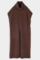 【ル フィル/LE PHIL】のウールミドルゲージロングジレ ブラウン|ID:prp329100004640189