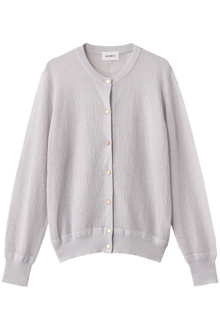 【アダワス/ADAWAS】のSEMI-SHEER カーディガン インテリア・キッズ・メンズ・レディースファッション・服の通販 founy(ファニー) https://founy.com/ ファッション Fashion レディースファッション Fashion for Women トップス・カットソー Cut & Sew Tops ニット Knit Tops & Sweaters カーディガン・羽織り Layered Style Cardigans 2025年 2025 2025-2026秋冬・A/W Autumn/Winter 2025–26 AW25–26 カーディガン Cardigan, Knitwear シアー Sheer, See-Through エレガント 上品 Elegant 無地 Plain, Solid Color A/W・秋冬 Autumn/Winter |ID: prp329100004640191 ipo3291000000033450441