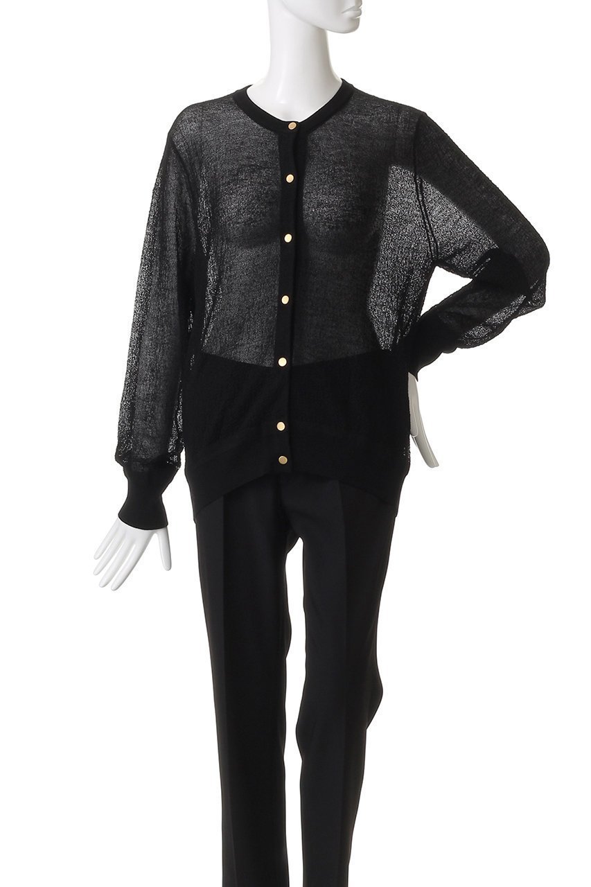 【アダワス/ADAWAS】のSEMI-SHEER カーディガン 人気、トレンドファッション・服の通販 founy(ファニー) 　ファッション　Fashion　レディースファッション　Fashion for Women　トップス・カットソー　Cut & Sew Tops　ニット　Knit Tops & Sweaters　カーディガン・羽織り　Layered Style Cardigans　2025年　2025　2025-2026秋冬・A/W　Autumn/Winter 2025–26 AW25–26　カーディガン　Cardigan, Knitwear　シアー　Sheer, See-Through　エレガント 上品　Elegant　無地　Plain, Solid Color　A/W・秋冬　Autumn/Winter　other-2|ID: prp329100004640191 ipo3291000000033450445