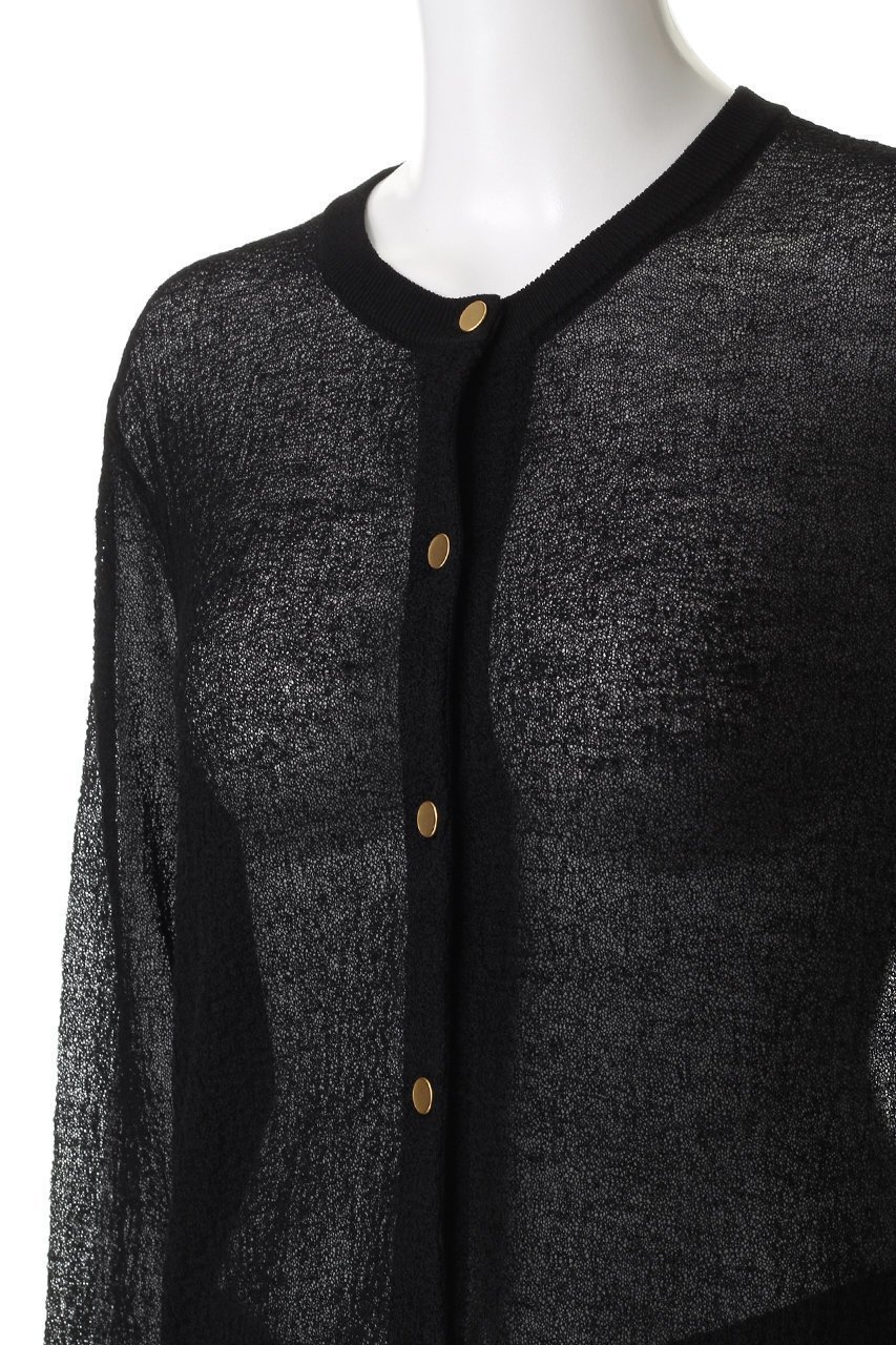【アダワス/ADAWAS】のSEMI-SHEER カーディガン 人気、トレンドファッション・服の通販 founy(ファニー) 　ファッション　Fashion　レディースファッション　Fashion for Women　トップス・カットソー　Cut & Sew Tops　ニット　Knit Tops & Sweaters　カーディガン・羽織り　Layered Style Cardigans　2025年　2025　2025-2026秋冬・A/W　Autumn/Winter 2025–26 AW25–26　カーディガン　Cardigan, Knitwear　シアー　Sheer, See-Through　エレガント 上品　Elegant　無地　Plain, Solid Color　A/W・秋冬　Autumn/Winter　other-5|ID: prp329100004640191 ipo3291000000033450448