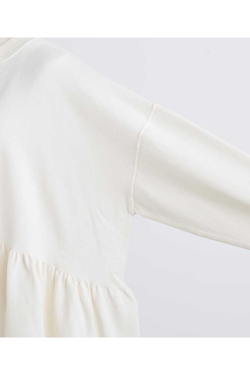 【ヒューエルミュージアム/hueLe Museum】の【hLM】フレアニット 人気、トレンドファッション・服の通販 founy(ファニー) 　ファッション　Fashion　レディースファッション　Fashion for Women　トップス・カットソー　Cut & Sew Tops　ニット　Knit Tops & Sweaters　カジュアルプルオーバー・ニットトップス　Pullovers & Knit Tops / Casual Pullovers　ギャザー　Gathered, Ruffled　トレンド　Trend, Trending Now　フォルム　Silhouette, Form　フレア　Flare, Flared　ペプラム　Peplum, Flared Hem　other-3|ID: prp329100004640192 ipo3291000000034628361