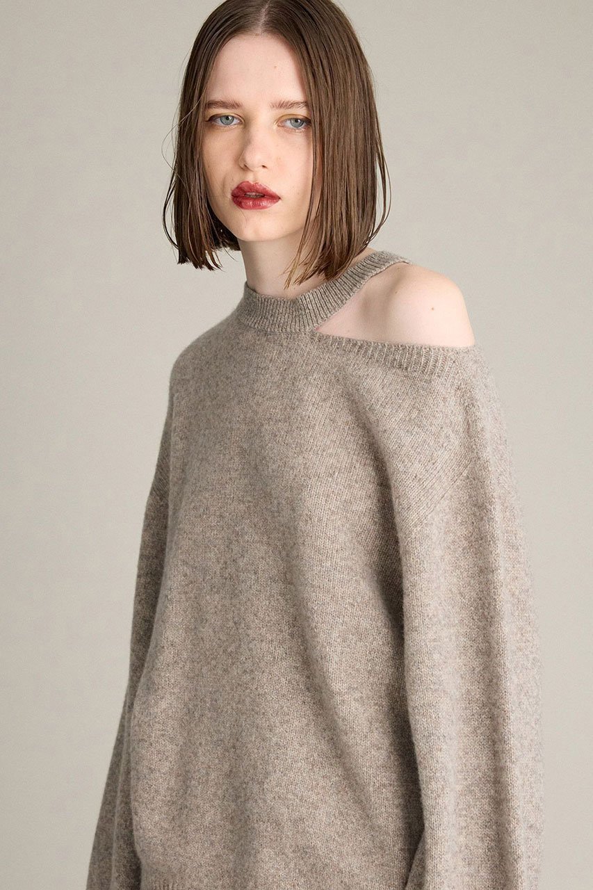 【ブリル/BRILL】のカシミミネックポイントプルオーバーニット 人気、トレンドファッション・服の通販 founy(ファニー) 　ファッション　Fashion　レディースファッション　Fashion for Women　トップス・カットソー　Cut & Sew Tops　ニット　Knit Tops & Sweaters　カジュアルプルオーバー・ニットトップス　Pullovers & Knit Tops / Casual Pullovers　2025年　2025　2025-2026秋冬・A/W　Autumn/Winter 2025–26 AW25–26　シンプル　Simple, Minimal　スリット　Slit, Slit Detail　パターン　Pattern, Design Print　フィット　Fit, Slim Fit　ホールガーメント　WholeGarment, Seamless Knit　定番　Standard, Basic Item　A/W・秋冬　Autumn/Winter　other-4|ID: prp329100004640196 ipo3291000000033450489