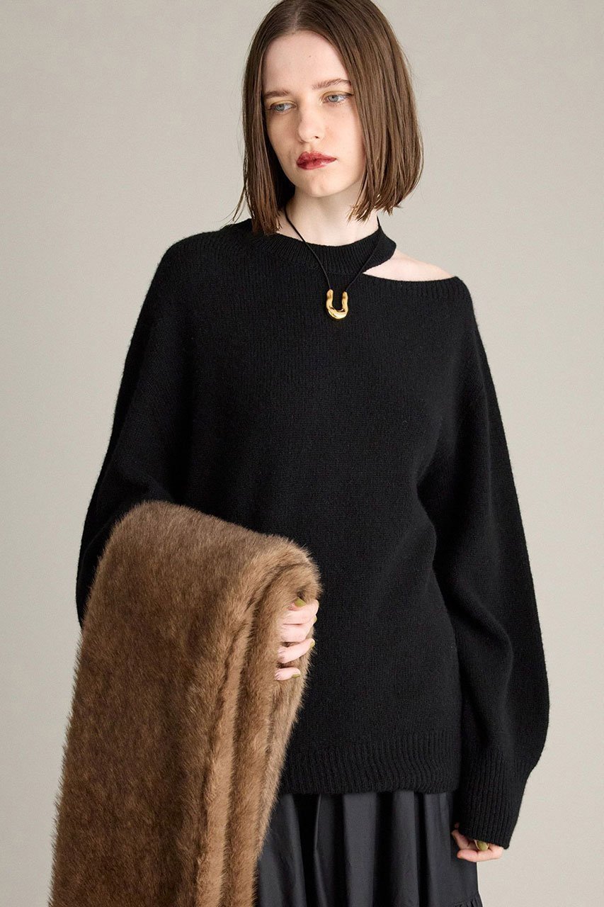 【ブリル/BRILL】のカシミミネックポイントプルオーバーニット 人気、トレンドファッション・服の通販 founy(ファニー) ファッション Fashion レディースファッション Fashion for Women トップス・カットソー Cut & Sew Tops ニット Knit Tops & Sweaters カジュアルプルオーバー・ニットトップス Pullovers & Knit Tops / Casual Pullovers シンプル Simple, Minimal スリット Slit, Slit Detail パターン Pattern, Design Print フィット Fit, Slim Fit ホールガーメント WholeGarment, Seamless Knit 定番 Standard, Basic Item other-2|ID: prp329100004640196 ipo3291000000035484171