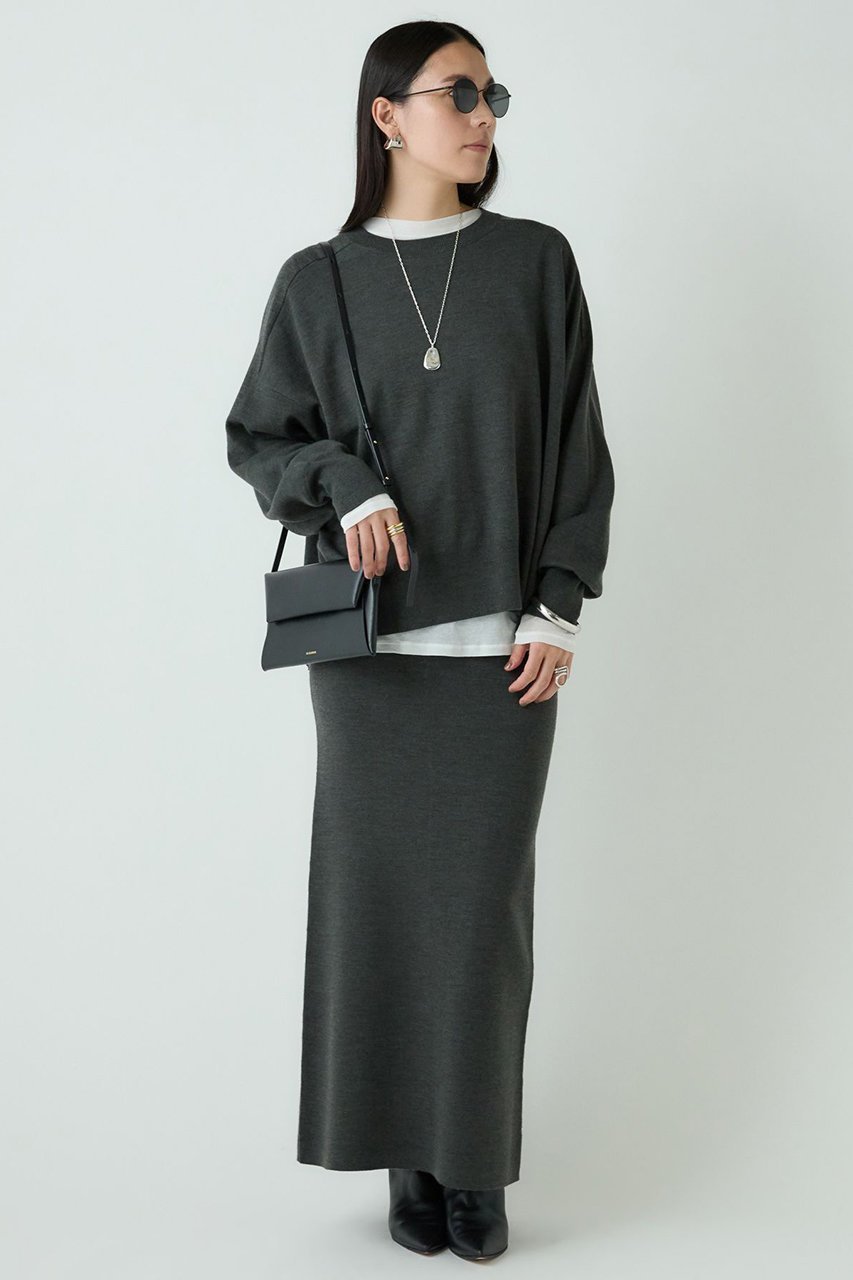 【カオス/Chaos】のレニーリバーリトプルオーバー 人気、トレンドファッション・服の通販 founy(ファニー) 　ファッション　Fashion　レディースファッション　Fashion for Women　トップス・カットソー　Cut & Sew Tops　ニット　Knit Tops & Sweaters　カジュアルプルオーバー・ニットトップス　Pullovers & Knit Tops / Casual Pullovers　2025年　2025　2025-2026秋冬・A/W　Autumn/Winter 2025–26 AW25–26　なめらか　Smooth, Silky Texture　シンプル　Simple, Minimal　ストレッチ　Stretch, Stretchy Fabric　ダブル　Double, Double-Breasted　フェイス　Face, Facial Design　定番　Standard, Basic Item　A/W・秋冬　Autumn/Winter　other-2|ID: prp329100004640198 ipo3291000000033450503