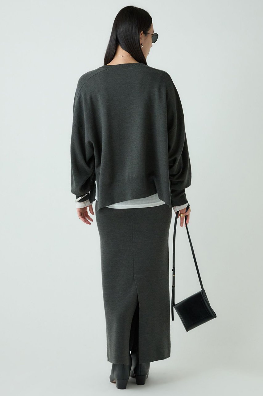 【カオス/Chaos】のレニーリバーリトプルオーバー 人気、トレンドファッション・服の通販 founy(ファニー) 　ファッション　Fashion　レディースファッション　Fashion for Women　トップス・カットソー　Cut & Sew Tops　ニット　Knit Tops & Sweaters　カジュアルプルオーバー・ニットトップス　Pullovers & Knit Tops / Casual Pullovers　2025年　2025　2025-2026秋冬・A/W　Autumn/Winter 2025–26 AW25–26　なめらか　Smooth, Silky Texture　シンプル　Simple, Minimal　ストレッチ　Stretch, Stretchy Fabric　ダブル　Double, Double-Breasted　フェイス　Face, Facial Design　定番　Standard, Basic Item　A/W・秋冬　Autumn/Winter　other-4|ID: prp329100004640198 ipo3291000000033450505