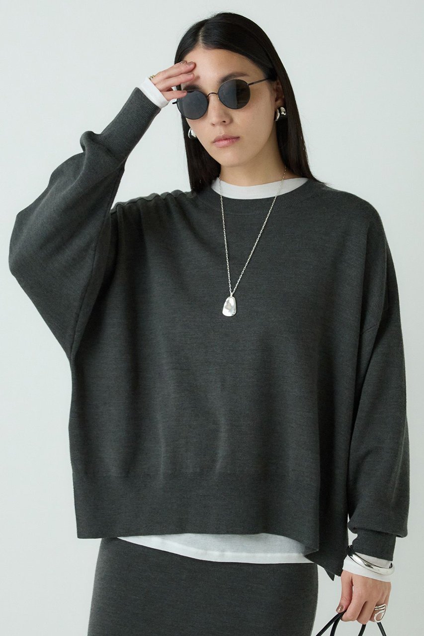 【カオス/Chaos】のレニーリバーリトプルオーバー 人気、トレンドファッション・服の通販 founy(ファニー) 　ファッション　Fashion　レディースファッション　Fashion for Women　トップス・カットソー　Cut & Sew Tops　ニット　Knit Tops & Sweaters　カジュアルプルオーバー・ニットトップス　Pullovers & Knit Tops / Casual Pullovers　2025年　2025　2025-2026秋冬・A/W　Autumn/Winter 2025–26 AW25–26　なめらか　Smooth, Silky Texture　シンプル　Simple, Minimal　ストレッチ　Stretch, Stretchy Fabric　ダブル　Double, Double-Breasted　フェイス　Face, Facial Design　定番　Standard, Basic Item　A/W・秋冬　Autumn/Winter　other-5|ID: prp329100004640198 ipo3291000000033450506