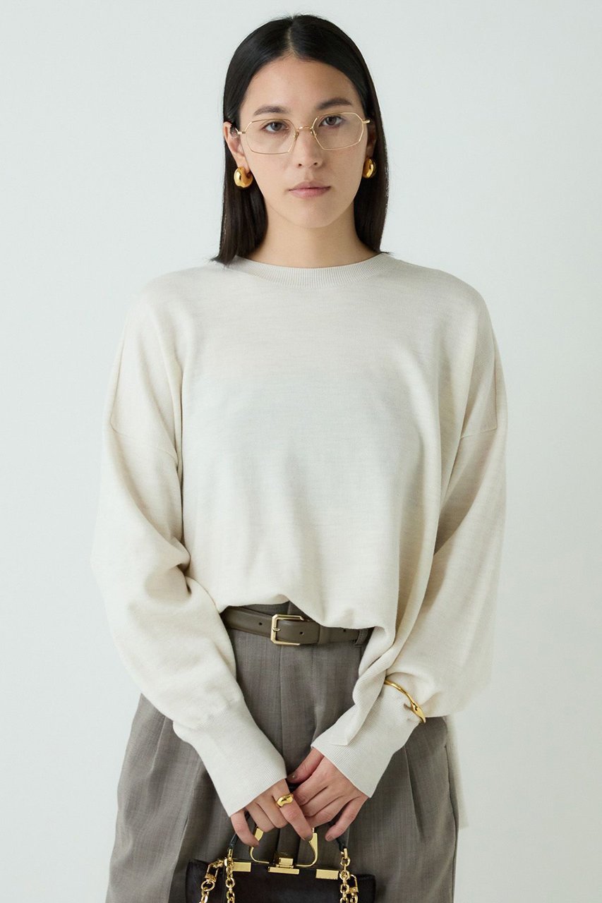 【カオス/Chaos】のレニーリバーリトプルオーバー 人気、トレンドファッション・服の通販 founy(ファニー) ファッション Fashion レディースファッション Fashion for Women トップス・カットソー Cut & Sew Tops ニット Knit Tops & Sweaters カジュアルプルオーバー・ニットトップス Pullovers & Knit Tops / Casual Pullovers なめらか Smooth, Silky Texture シンプル Simple, Minimal ストレッチ Stretch, Stretchy Fabric ダブル Double, Double-Breasted フェイス Face, Facial Design 再入荷 Restock / Back in Stock 定番 Standard, Basic Item other-1|ID: prp329100004640198 ipo3291000000034144261