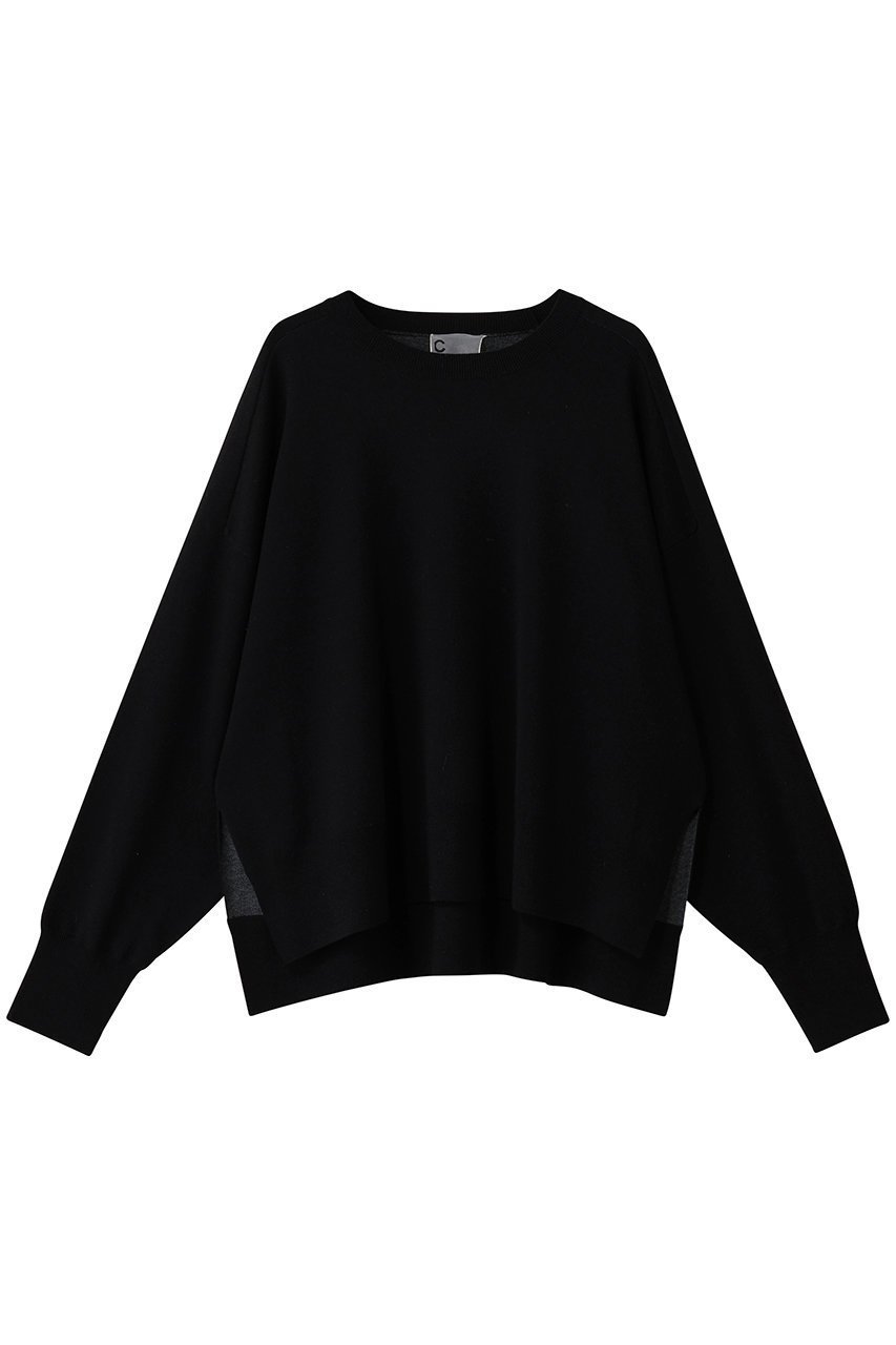 【カオス/Chaos】のレニーリバーリトプルオーバー インテリア・キッズ・メンズ・レディースファッション・服の通販 founy(ファニー) 　ファッション　Fashion　レディースファッション　Fashion for Women　トップス・カットソー　Cut & Sew Tops　ニット　Knit Tops & Sweaters　カジュアルプルオーバー・ニットトップス　Pullovers & Knit Tops / Casual Pullovers　なめらか　Smooth, Silky Texture　シンプル　Simple, Minimal　ストレッチ　Stretch, Stretchy Fabric　ダブル　Double, Double-Breasted　フェイス　Face, Facial Design　定番　Standard, Basic Item　ブラック|ID: prp329100004640198 ipo3291000000036588762