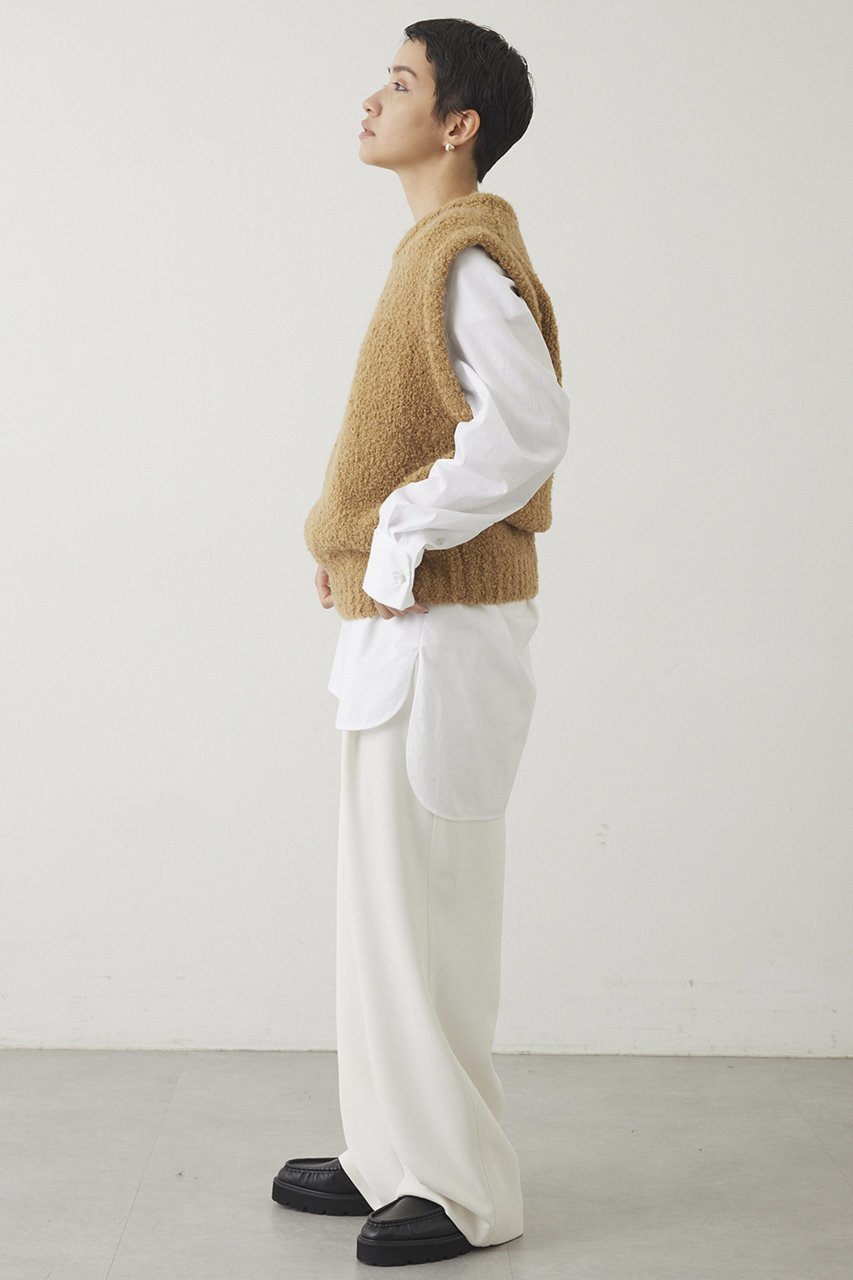 【ウィムガゼット/Whim Gazette】の【THE PAUSE】ニットベスト 人気、トレンドファッション・服の通販 founy(ファニー) 　ファッション　Fashion　レディースファッション　Fashion for Women　トップス・カットソー　Cut & Sew Tops　ニット　Knit Tops & Sweaters　ベスト&ジレ / 重ね着スタイル　Vests & Gilets　カジュアルプルオーバー・ニットトップス　Pullovers & Knit Tops / Casual Pullovers　2025年　2025　2025-2026秋冬・A/W　Autumn/Winter 2025–26 AW25–26　カットソー　Cut and Sewn Top　バランス　Balance, Style Balance　ベスト　Vest, Waistcoat　A/W・秋冬　Autumn/Winter　other-3|ID: prp329100004640199 ipo3291000000033450514