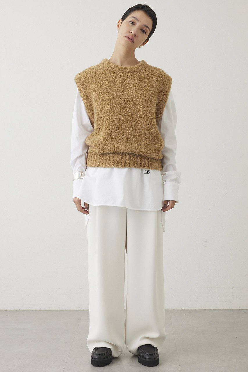 【ウィムガゼット/Whim Gazette】の【THE PAUSE】ニットベスト 人気、トレンドファッション・服の通販 founy(ファニー) 　ファッション　Fashion　レディースファッション　Fashion for Women　トップス・カットソー　Cut & Sew Tops　ニット　Knit Tops & Sweaters　ベスト&ジレ / 重ね着スタイル　Vests & Gilets　カジュアルプルオーバー・ニットトップス　Pullovers & Knit Tops / Casual Pullovers　2025年　2025　2025-2026秋冬・A/W　Autumn/Winter 2025–26 AW25–26　カットソー　Cut and Sewn Top　バランス　Balance, Style Balance　ベスト　Vest, Waistcoat　A/W・秋冬　Autumn/Winter　other-6|ID: prp329100004640199 ipo3291000000033450517