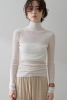 【ウィムガゼット/Whim Gazette】の【THE PAUSE】リブハイネックプルオーバー 人気、トレンドファッション・服の通販 founy(ファニー) ファッション Fashion レディースファッション Fashion for Women トップス・カットソー Cut & Sew Tops ニット Knit Tops & Sweaters カジュアルプルオーバー・ニットトップス Pullovers & Knit Tops / Casual Pullovers 2025年 2025 2025-2026秋冬・A/W Autumn/Winter 2025–26 AW25–26 なめらか Smooth, Silky Texture インナー Innerwear エアリー Airy Texture コンパクト Compact, Small Size シンプル Simple, Minimal タートル Turtleneck, Turtle Collar エレガント 上品 Elegant A/W・秋冬 Autumn/Winter |ID:prp329100004640200