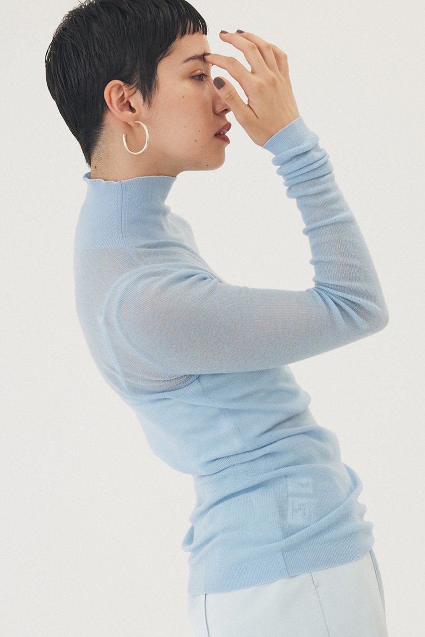 【ウィムガゼット/Whim Gazette】の【THE PAUSE】リブハイネックプルオーバー 人気、トレンドファッション・服の通販 founy(ファニー) 　ファッション　Fashion　レディースファッション　Fashion for Women　トップス・カットソー　Cut & Sew Tops　ニット　Knit Tops & Sweaters　カジュアルプルオーバー・ニットトップス　Pullovers & Knit Tops / Casual Pullovers　2025年　2025　2025-2026秋冬・A/W　Autumn/Winter 2025–26 AW25–26　なめらか　Smooth, Silky Texture　インナー　Innerwear　エアリー　Airy Texture　コンパクト　Compact, Small Size　シンプル　Simple, Minimal　タートル　Turtleneck, Turtle Collar　エレガント 上品　Elegant　A/W・秋冬　Autumn/Winter　other-4|ID: prp329100004640200 ipo3291000000033450524