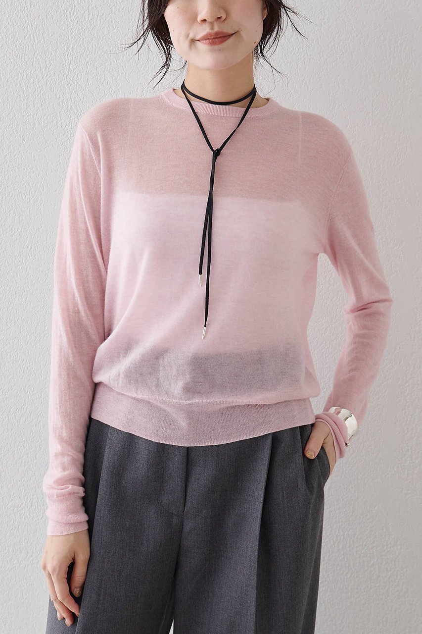 【ウィムガゼット/Whim Gazette】の【THE PAUSE】ハイゲージプルオーバー 人気、トレンドファッション・服の通販 founy(ファニー) 　ファッション　Fashion　レディースファッション　Fashion for Women　トップス・カットソー　Cut & Sew Tops　ニット　Knit Tops & Sweaters　カジュアルプルオーバー・ニットトップス　Pullovers & Knit Tops / Casual Pullovers　2025年　2025　2025-2026秋冬・A/W　Autumn/Winter 2025–26 AW25–26　インナー　Innerwear　エアリー　Airy Texture　シンプル　Simple, Minimal　ベビー　Baby, Babywear　エレガント 上品　Elegant　A/W・秋冬　Autumn/Winter　other-5|ID: prp329100004640201 ipo3291000000033450534