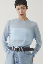 【ウィムガゼット/Whim Gazette】の【THE PAUSE】ハイゲージプルオーバー 人気、トレンドファッション・服の通販 founy(ファニー) ファッション Fashion レディースファッション Fashion for Women トップス・カットソー Cut & Sew Tops ニット Knit Tops & Sweaters カジュアルプルオーバー・ニットトップス Pullovers & Knit Tops / Casual Pullovers インナー Innerwear エアリー Airy Texture シンプル Simple, Minimal ベビー Baby, Babywear エレガント 上品 Elegant thumbnail ブルー|ID: prp329100004640201 ipo3291000000035893425