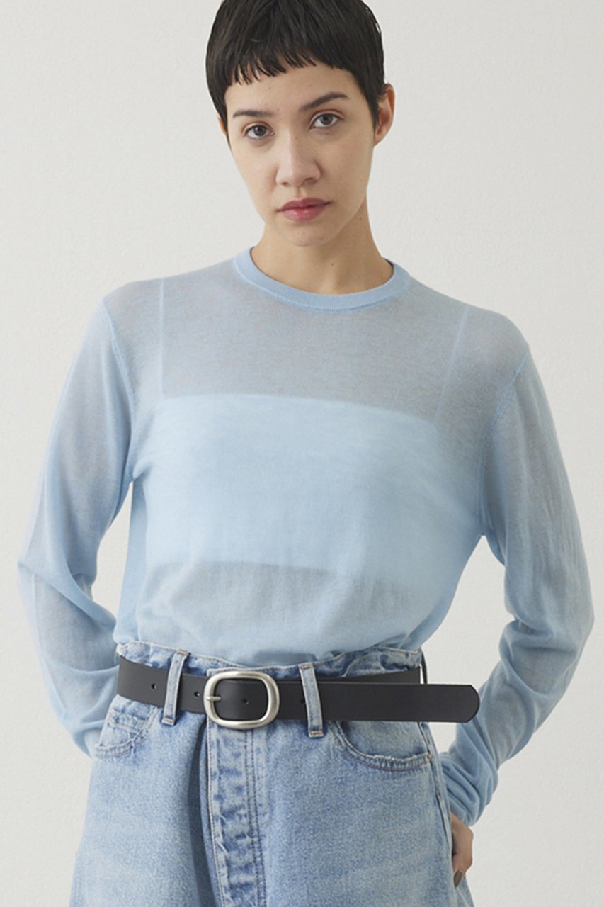 【ウィムガゼット/Whim Gazette】の【THE PAUSE】ハイゲージプルオーバー インテリア・キッズ・メンズ・レディースファッション・服の通販 founy(ファニー) ファッション Fashion レディースファッション Fashion for Women トップス・カットソー Cut & Sew Tops ニット Knit Tops & Sweaters カジュアルプルオーバー・ニットトップス Pullovers & Knit Tops / Casual Pullovers インナー Innerwear エアリー Airy Texture シンプル Simple, Minimal ベビー Baby, Babywear エレガント 上品 Elegant ブルー|ID: prp329100004640201 ipo3291000000035893425